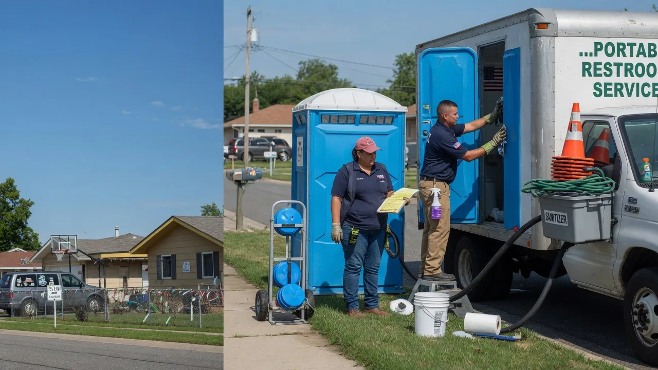Portable Toilet Rental in Saint Louisville, OH near me